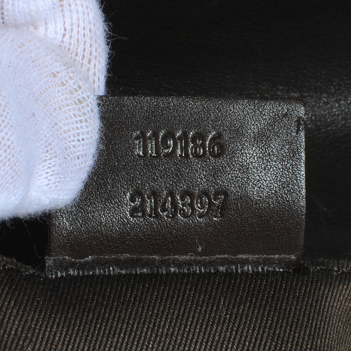 Monogram Horsebit Clutch Ebony