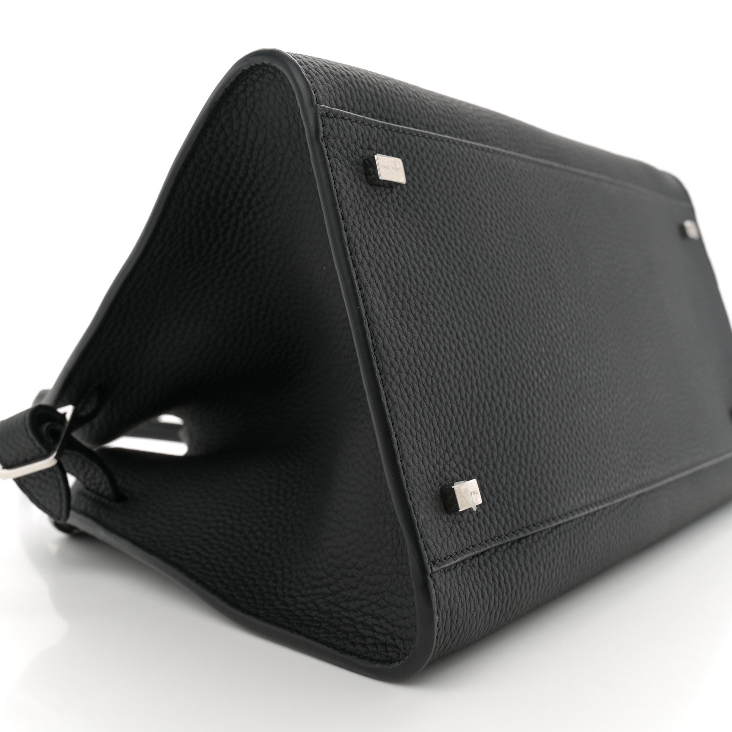 The Row Matte Grained Calfskin Soft Margaux 12 Black 8 of 9