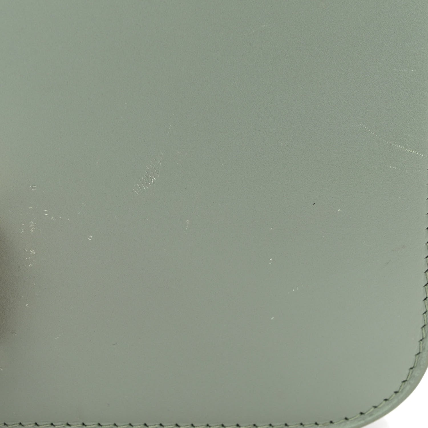 Saint Laurent Smooth Calfskin Carre Satchel Vert Opaline 13 of 14