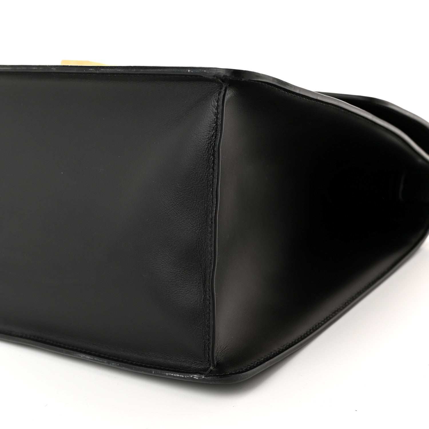 Gucci Calfskin Maxi Sylvie Top Handle Bag Black 10 of 11