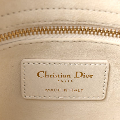 Christian Dior Lambskin Cannage Small My ABCDior Lady Dior White 6 of 10