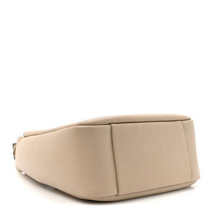 Saint Laurent Smooth Calfskin Small Le 5 A 7 Soft Hobo Sea Salt 4 of 10
