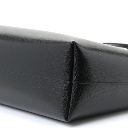 Saint Laurent Calfskin Large Shopping Tote Black 6 of 7