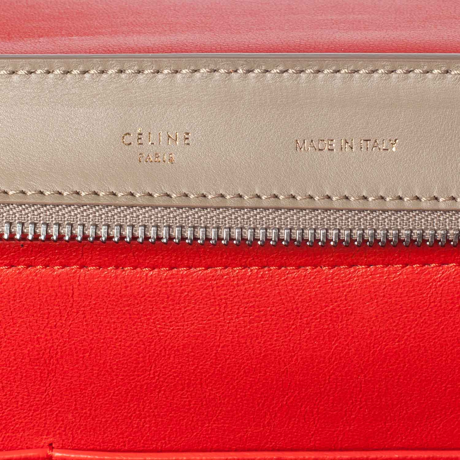 Celine Calfskin Suede Trapeze 7 of 9