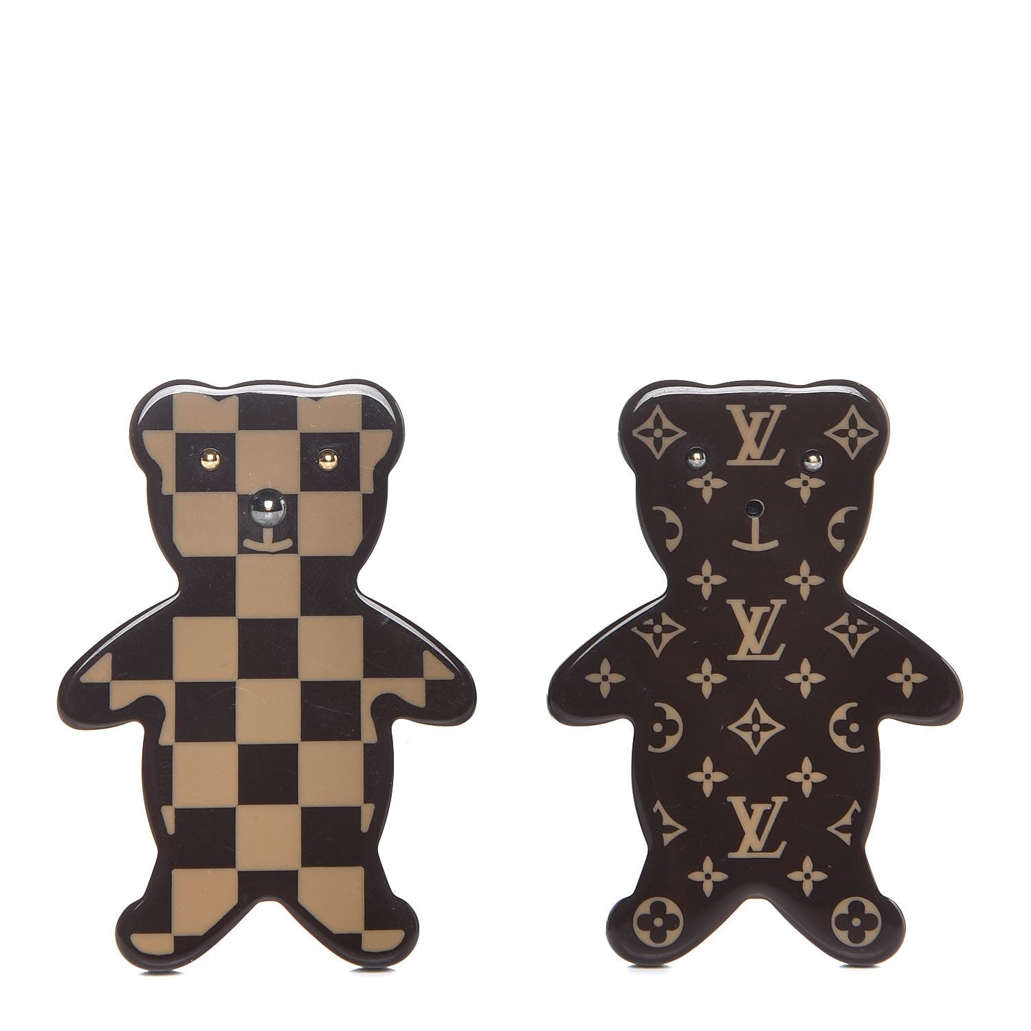Louis Vuitton Nonours Teddy Bear Pin Brooch Set 1 of 6