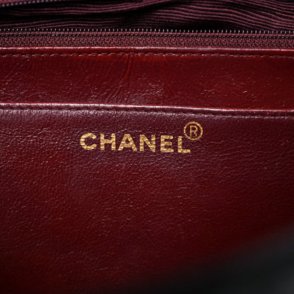 Chanel Lambskin Quilted XL Jumbo Single Flap Black 6 of 33