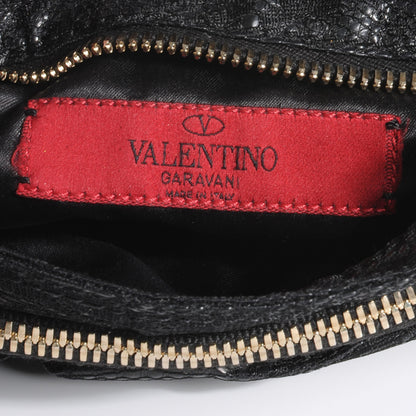 Valentino Garavani Lace Bow Crossbody Bag Black 7 of 8