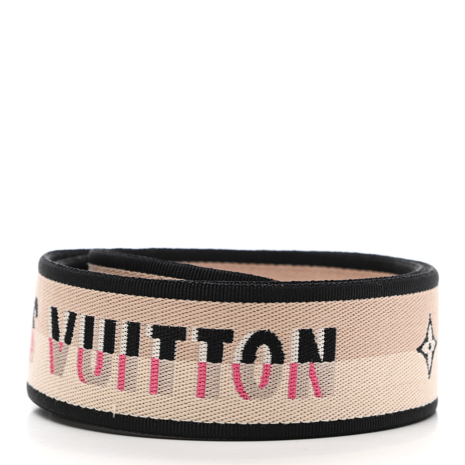 Louis Vuitton Jacquard Speedy Bandouliere 20 Shoulder Strap Black 2 of 4