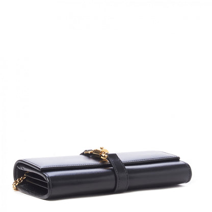 Gucci Calfskin Jackie 1961 Chain Wallet Black 3 of 7