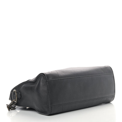 Balenciaga Veau Grana Perforated Blackout Hardware S City Black 4 of 10