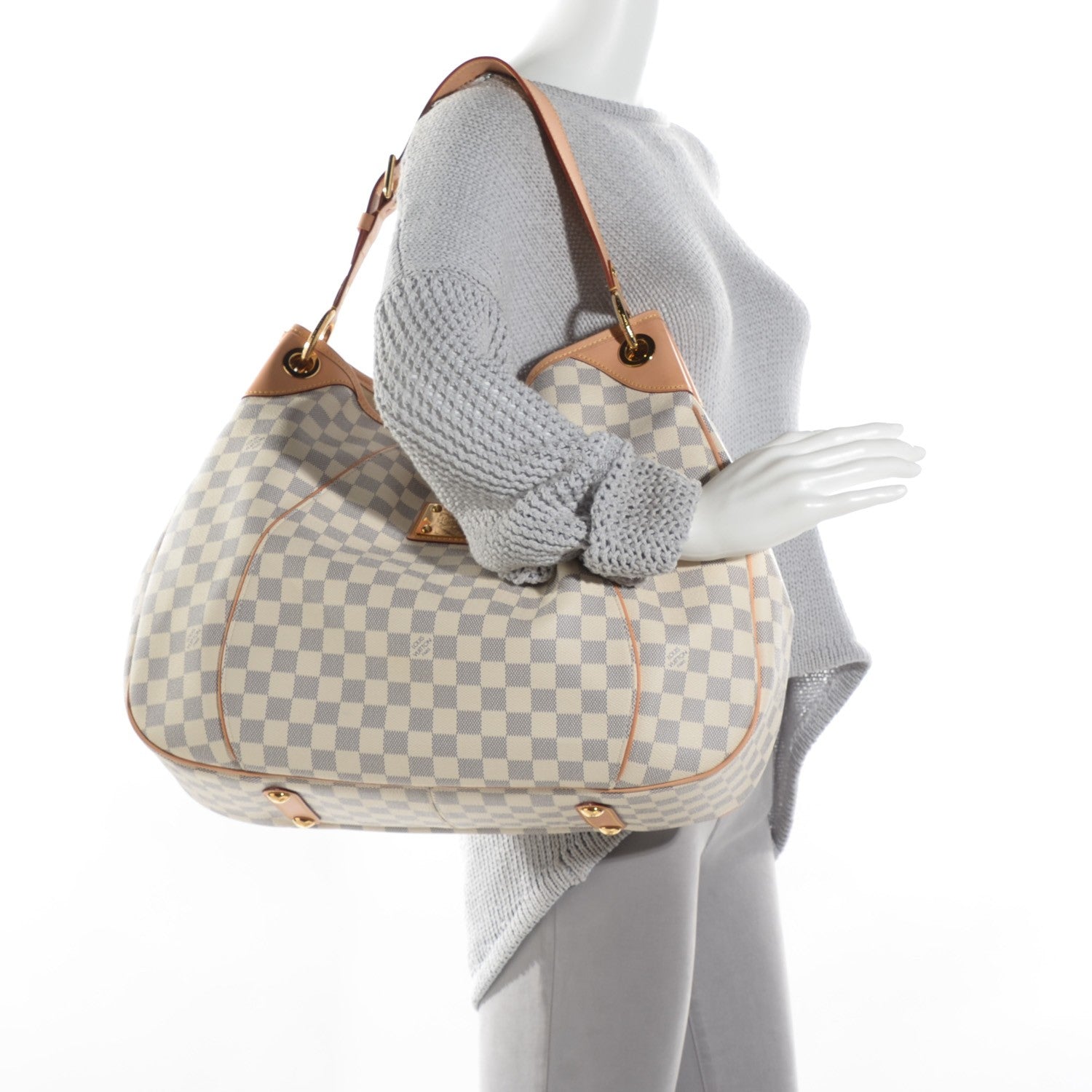 Louis Vuitton Damier Azur Galliera GM 2 of 7