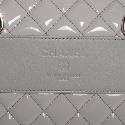 Chanel Vinyl Calfskin Viaggio Travel Bag Light Grey 8 of 8