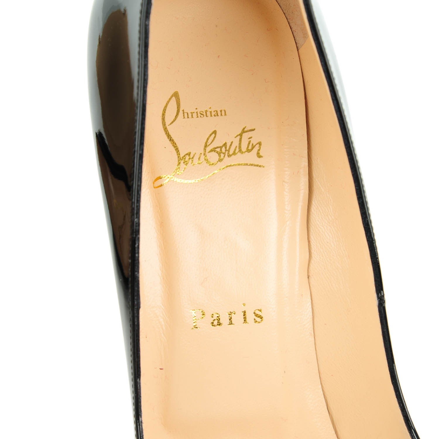 Christian Louboutin Patent Youpi 120 Pumps 40.5 Black 7 of 8