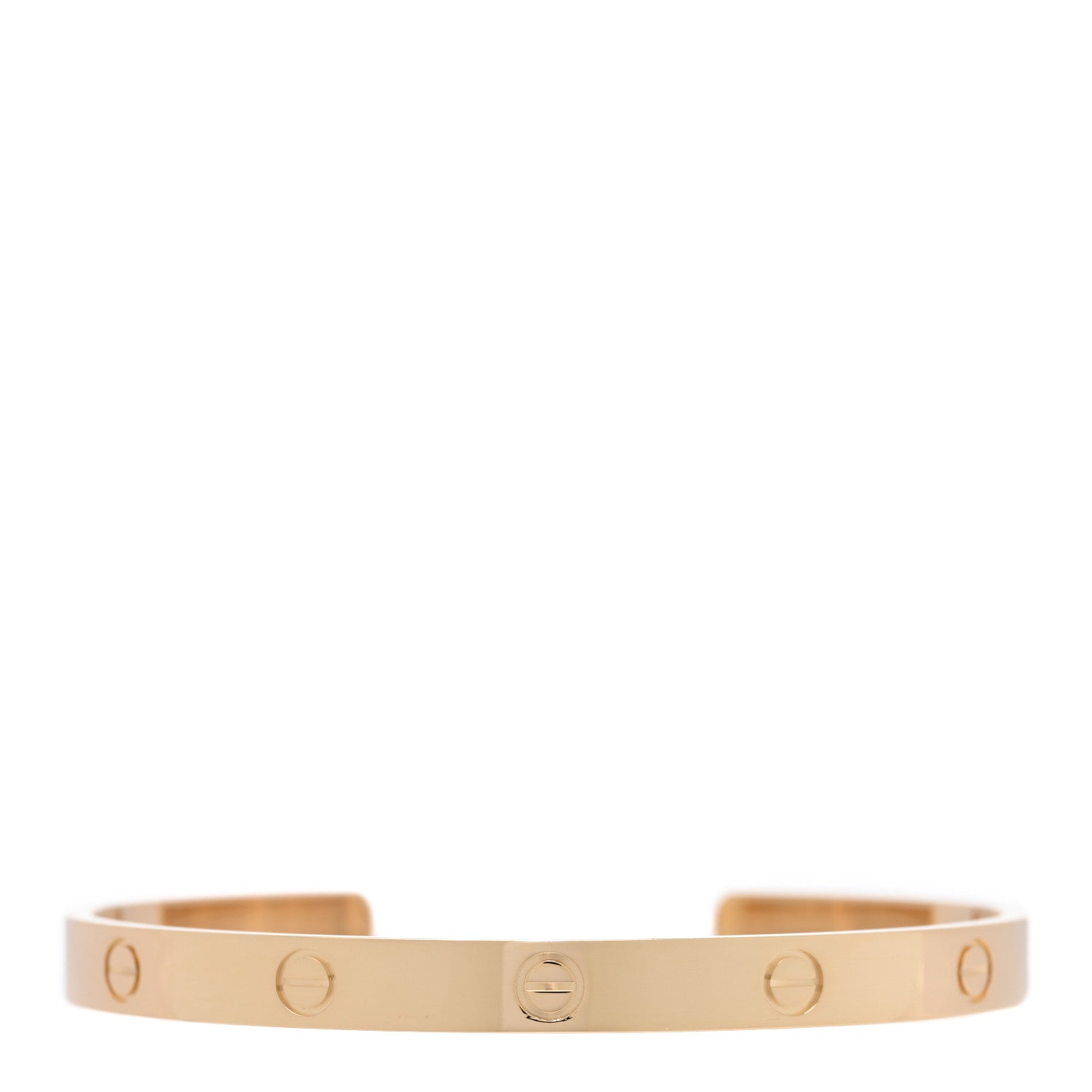 Cartier 18K Yellow Gold LOVE Cuff Bracelet 20 1 of 4