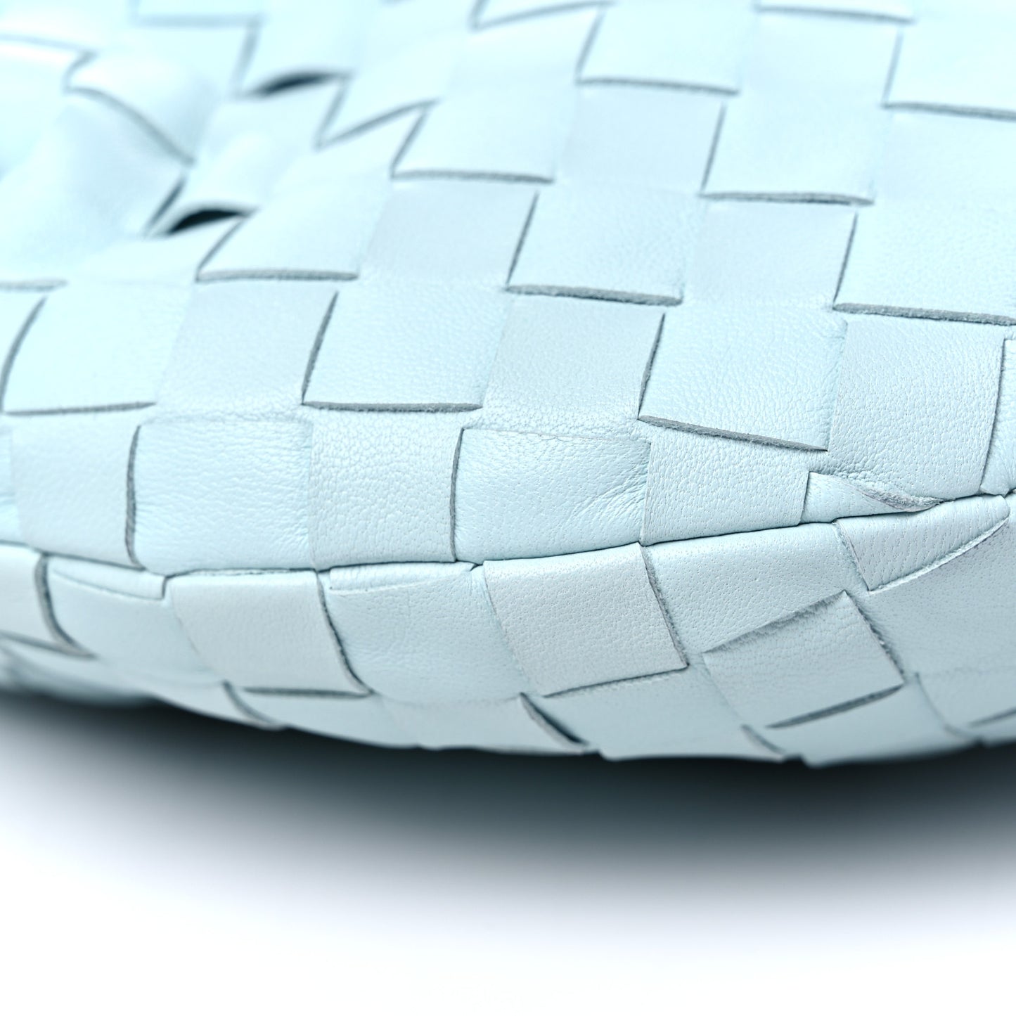 Nappa Intrecciato Teen Jodie Hobo Teal Washed