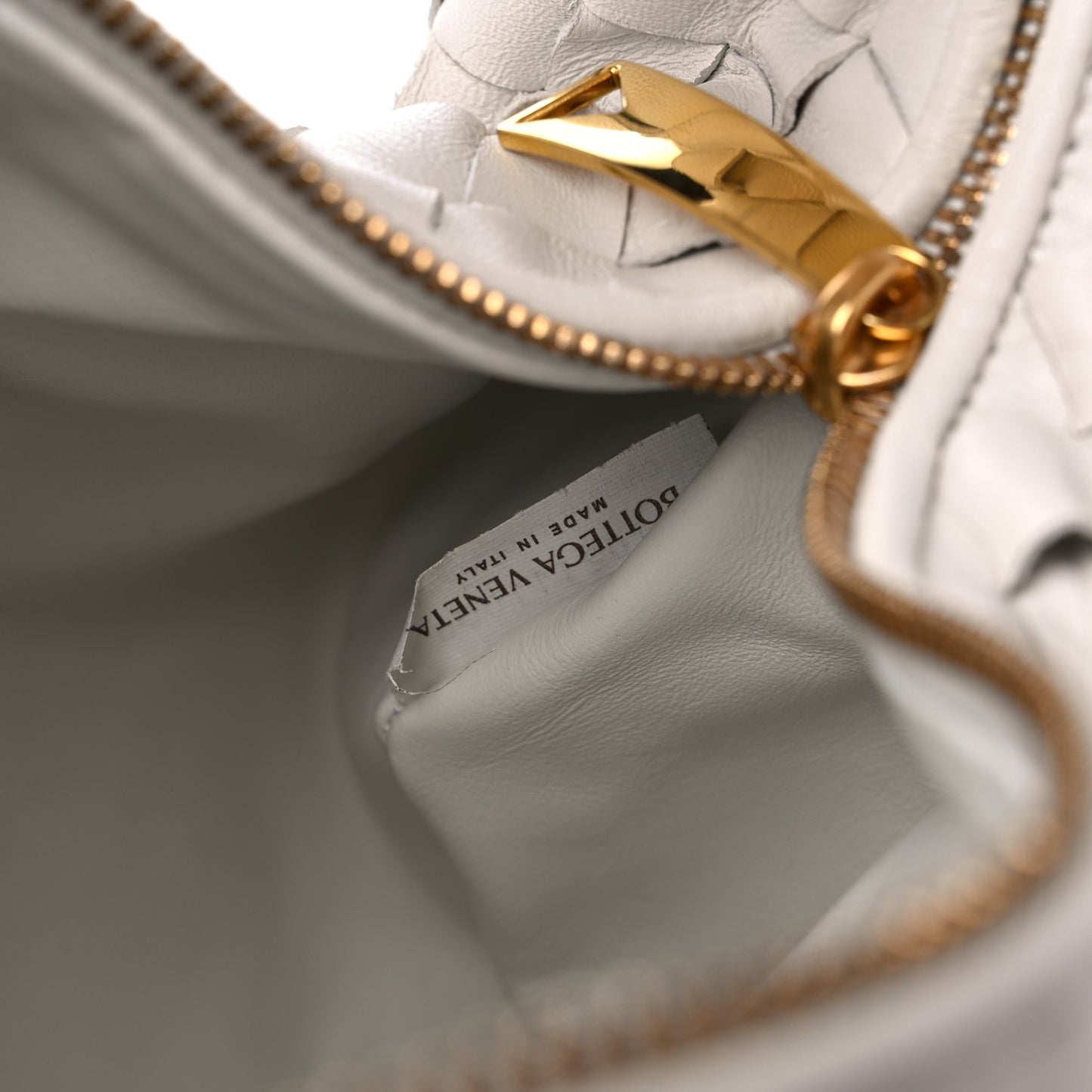 Nappa Intrecciato Teen Jodie Hobo White