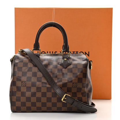 Louis Vuitton Damier Ebene Speedy Bandouliere 25 22 of 22