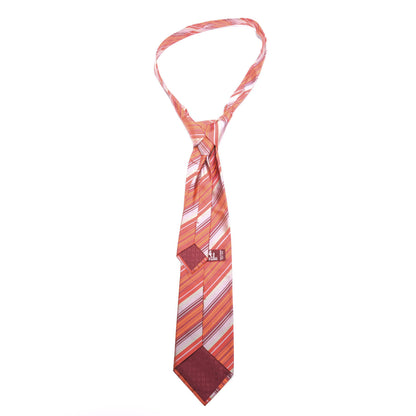 Hermes Silk Diagonal Stripe Neck Tie 3 of 4