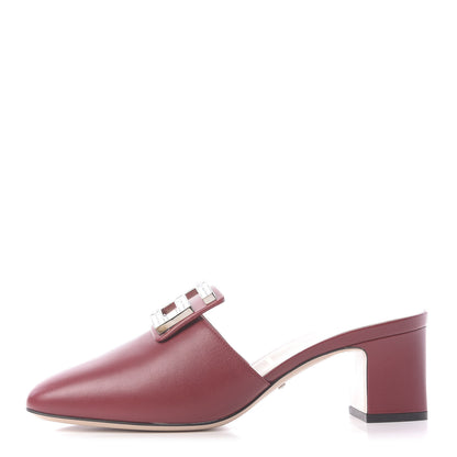 Gucci Malaga Kid Crystal Square G Madelyn Mules 40 Romantic Cerise 1 of 12