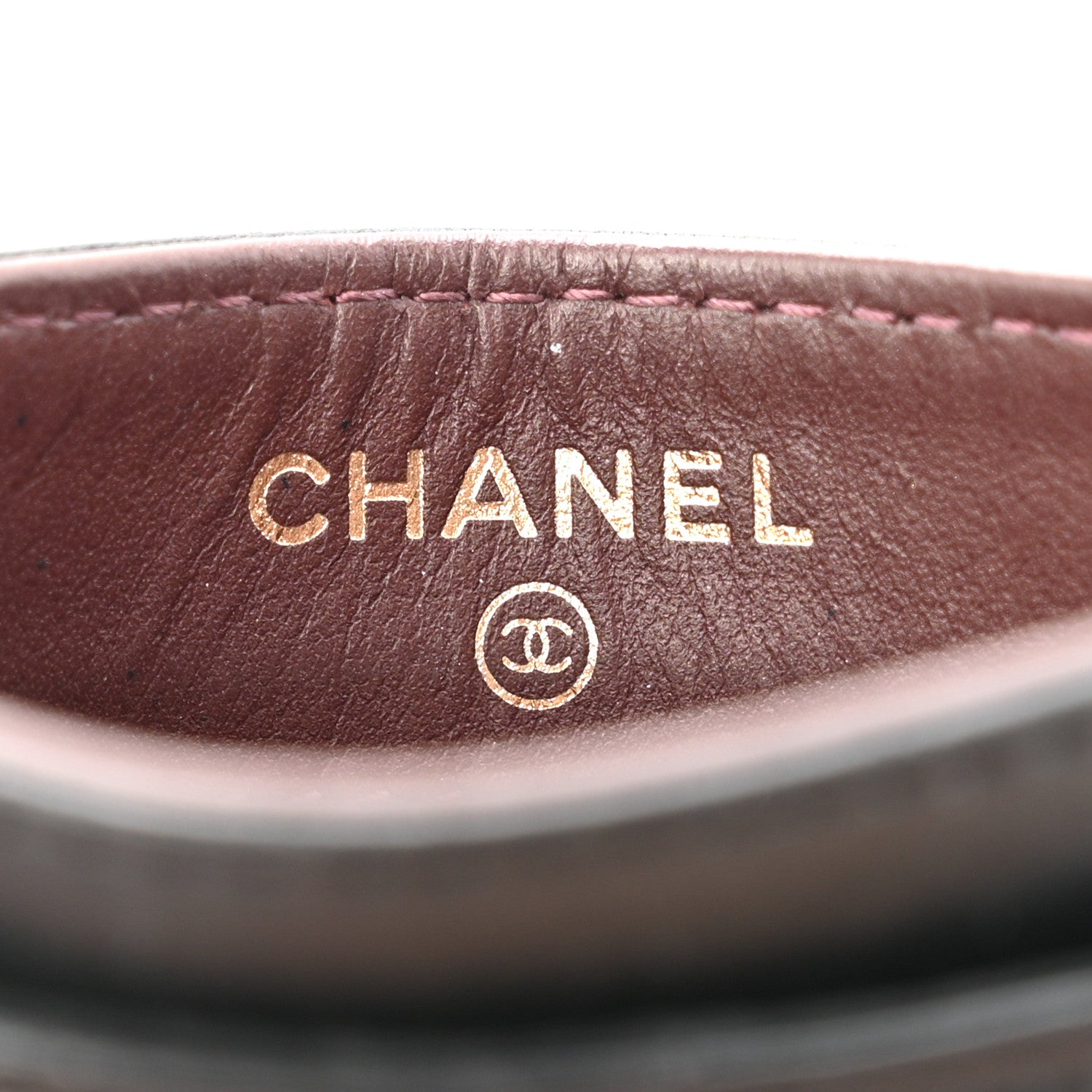 Chanel Aged Calfskin Quilted Lucky Charms Reissue Card Holder Black 6 of 10