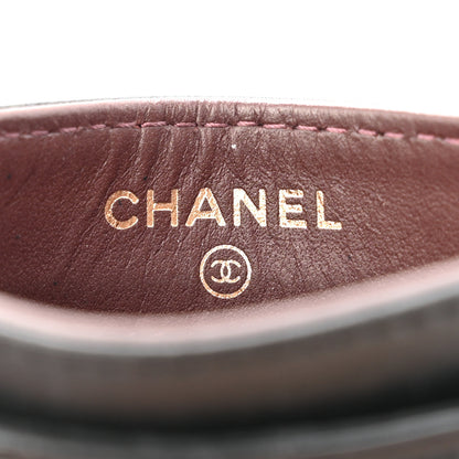 Chanel Aged Calfskin Quilted Lucky Charms Reissue Card Holder Black 6 of 10