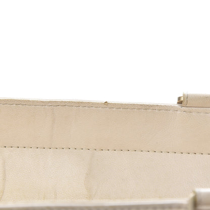 Chanel Lambskin Quilted Chocolate Bar Tote White 17 of 20