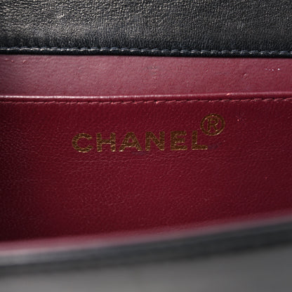 Chanel Lambskin Quilted Wallet On Chain WOC Black 6 of 11