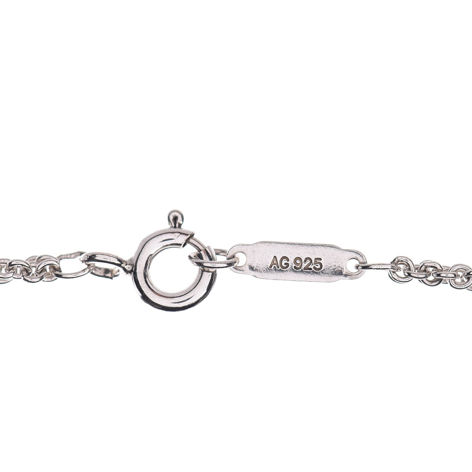 Tiffany Sterling Silver Infinity Pendant Necklace 6 of 6
