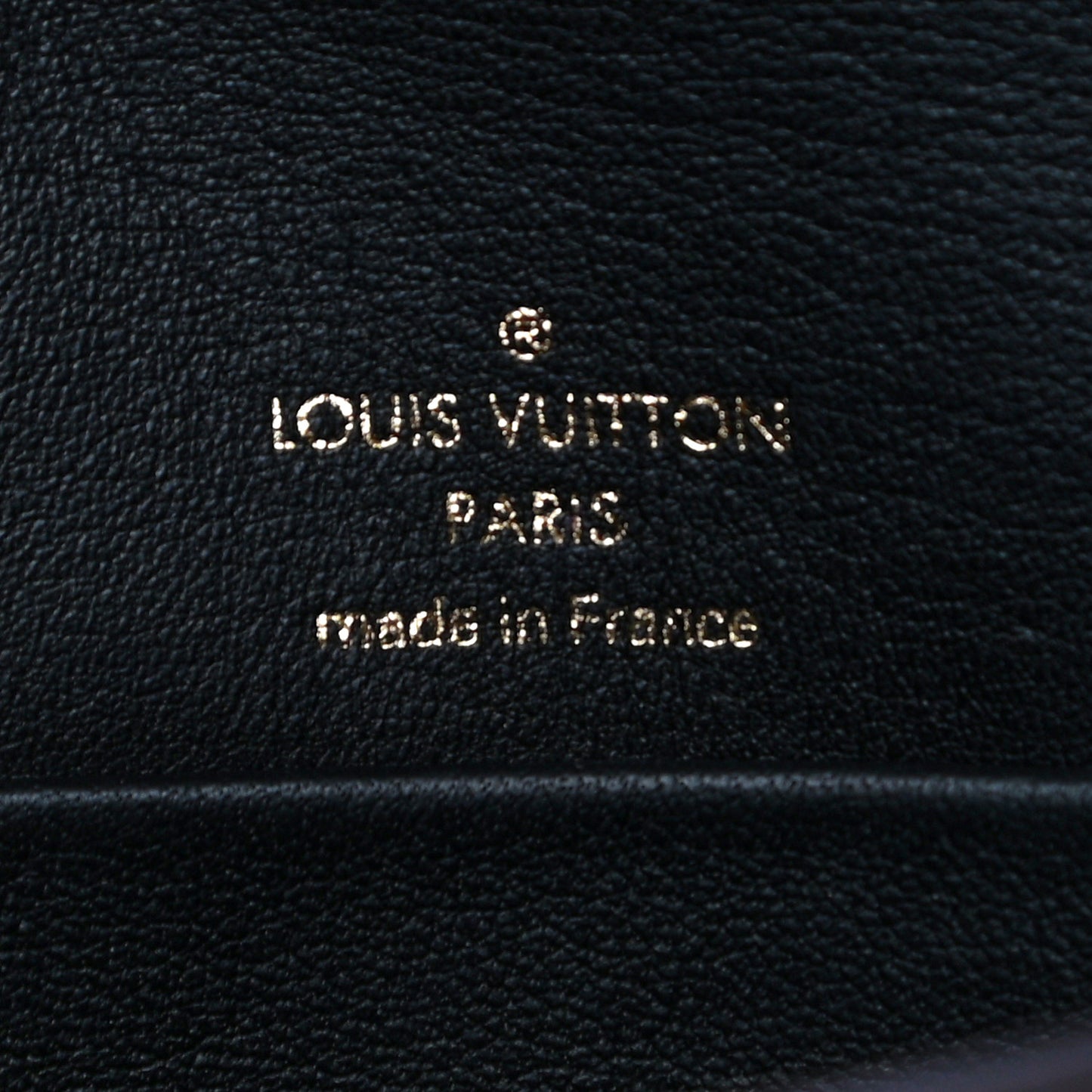Calfskin Monogram Column Clutch