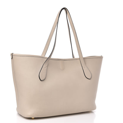 Burberry Grainy Calfskin Medium Honeybrook Tote Limestone 3 of 11