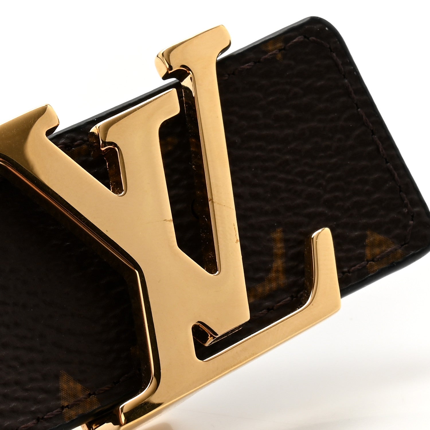 Louis Vuitton Calfskin Monogram 20mm LV Iconic Reversible Belt 90 36 Black 7 of 8