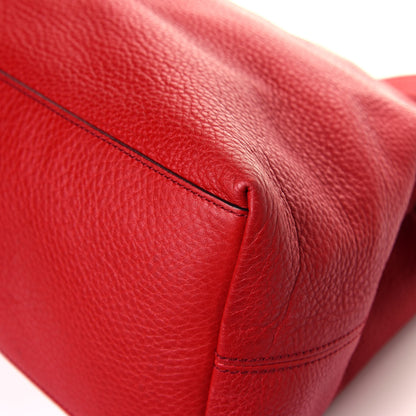 Gucci Pebbled Calfskin Medium Soho Chain Shoulder Bag Tabasco Red 12 of 12