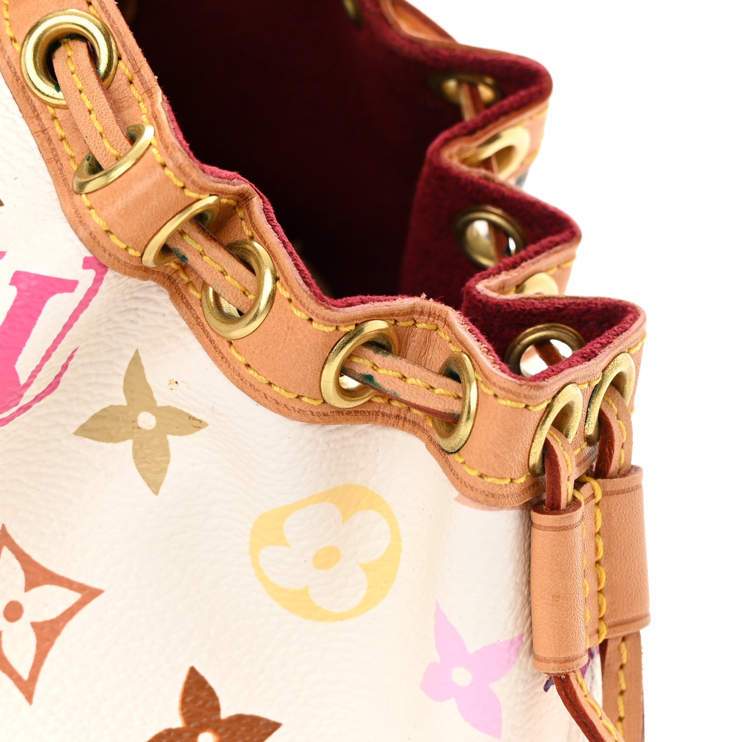 Monogram Multicolor Theda GM White