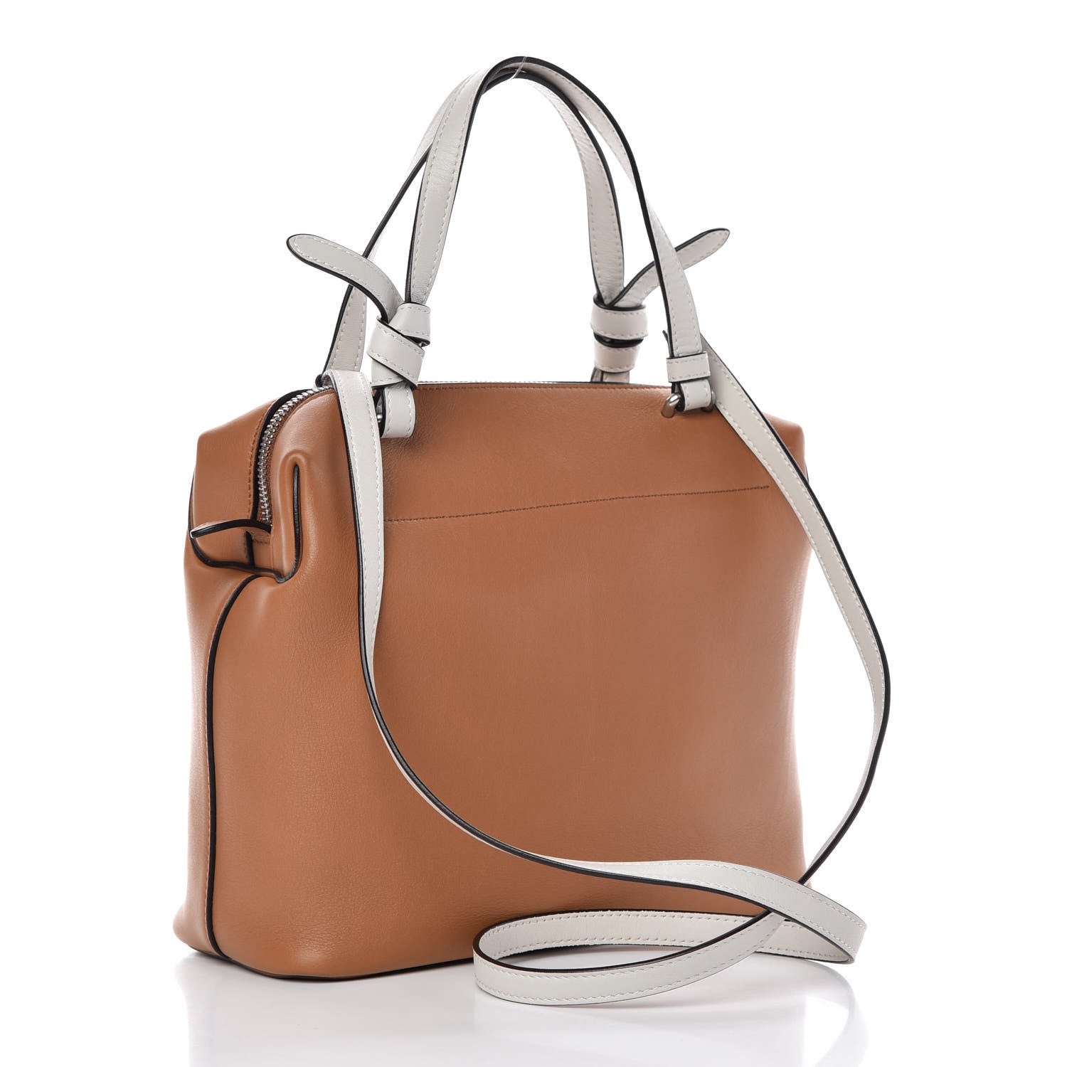 Celine Lambskin Small Soft Cube Satchel Light Tan 4 of 14