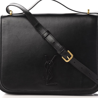 Saint Laurent Smooth Calfskin Monogram Medium Spontini Satchel Black 13 of 13