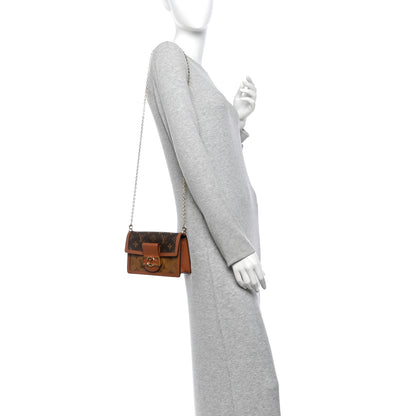 Louis Vuitton Reverse Monogram Dauphine Chain Wallet 2 of 9