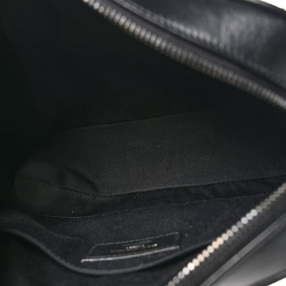 Saint Laurent Calfskin Matelasse Monogram Lou Camera Bag Black 5 of 11