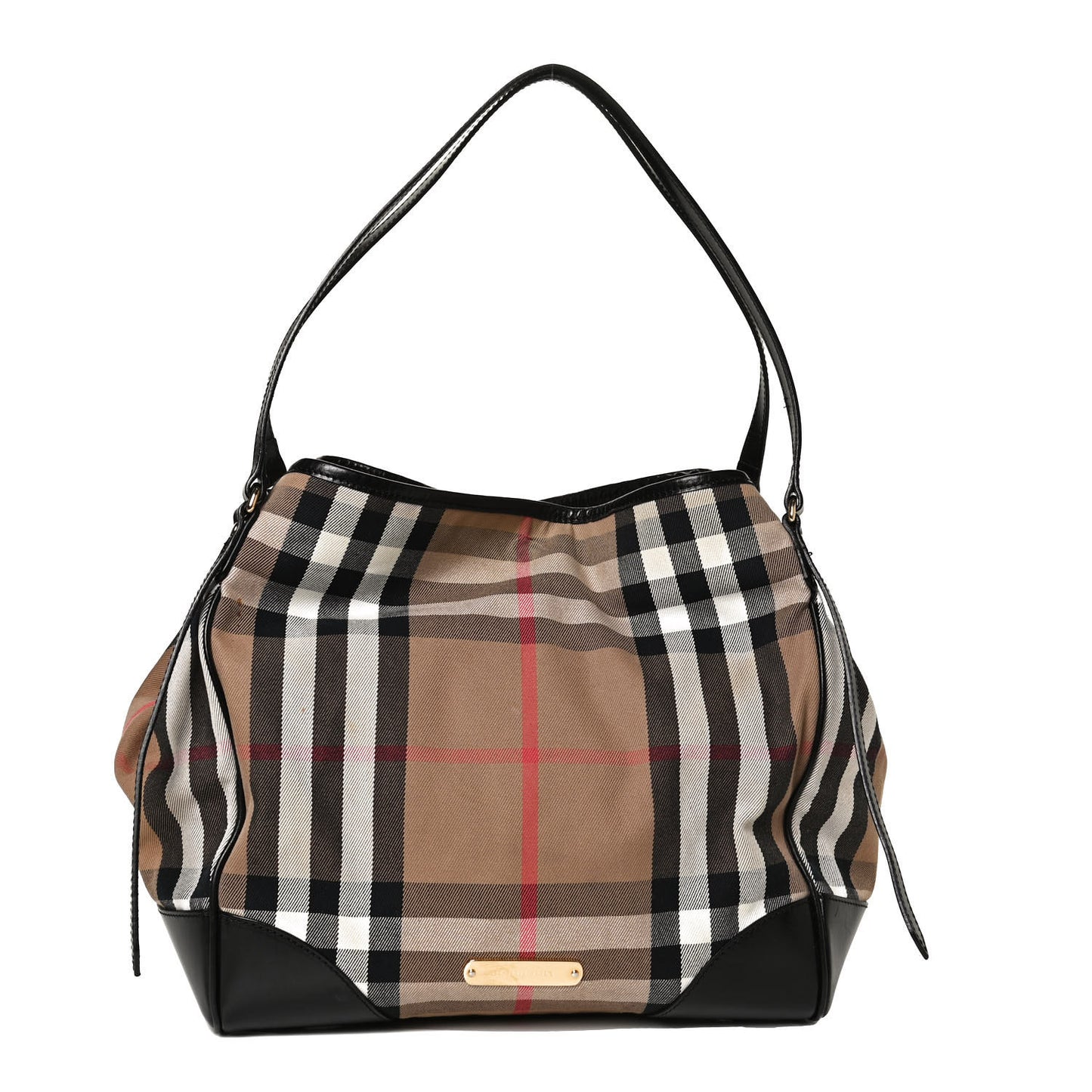 House Check Canterbury Tote Black