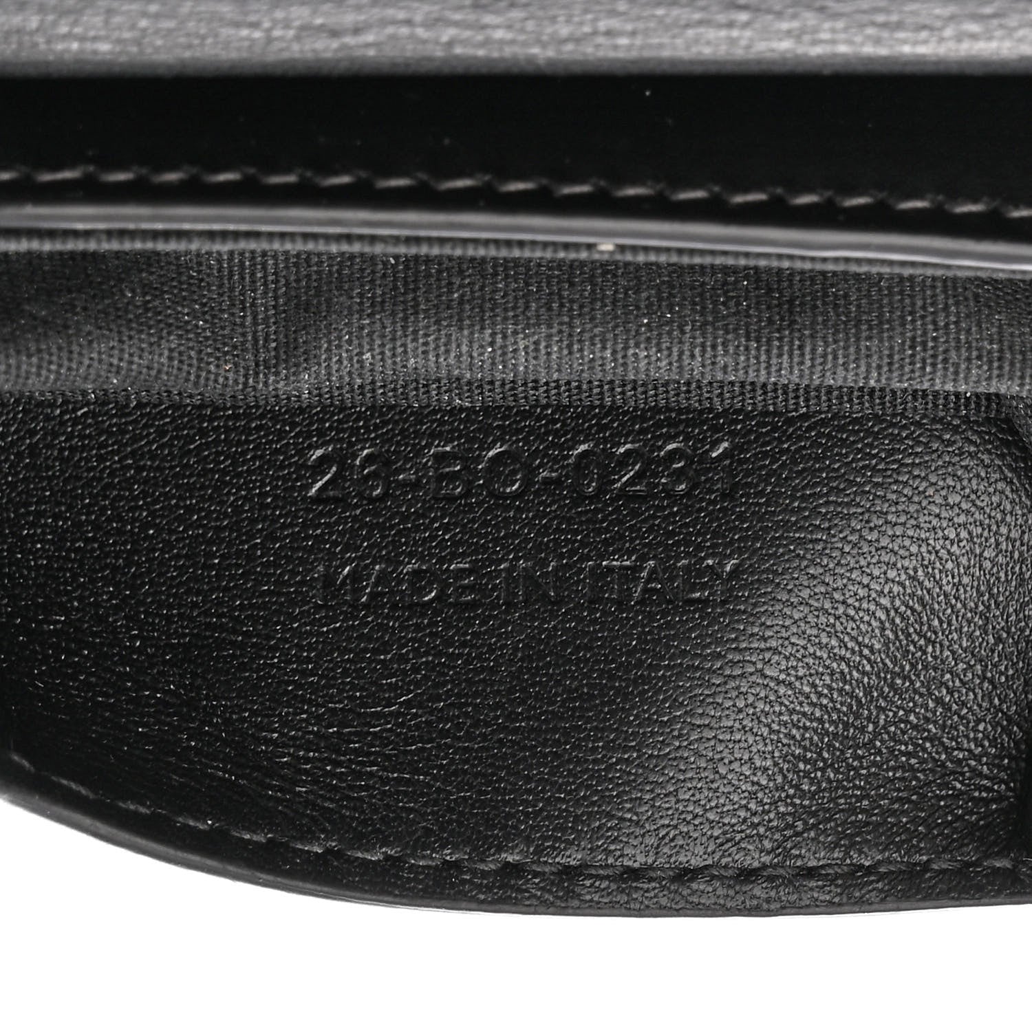 Christian Dior Smooth Calfskin Vertical Pouch Black 6 of 12