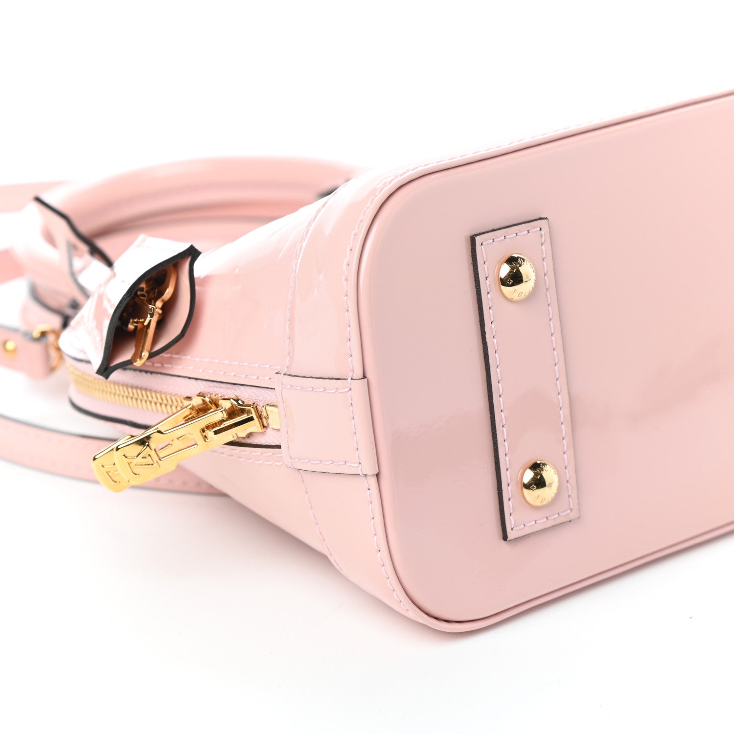 Louis Vuitton Vernis Alma BB Rose Ballerine 8 of 9