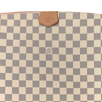 Louis Vuitton Damier Azur Graceful MM Rose Ballerine 7 of 12