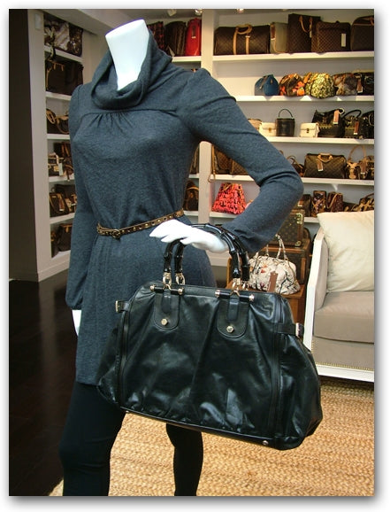 Gucci Leather Pop Bamboo Handle Tote 2 of 9