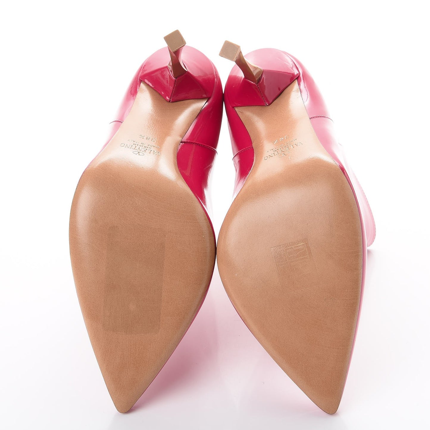 Patent Twist Heel 105mm Ankle Boots 38.5 Bouganville