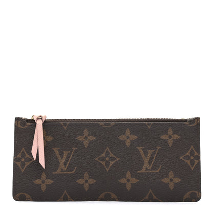 Louis Vuitton Monogram Josephine Wallet Zippered Insert Rose Ballerine 1 of 7