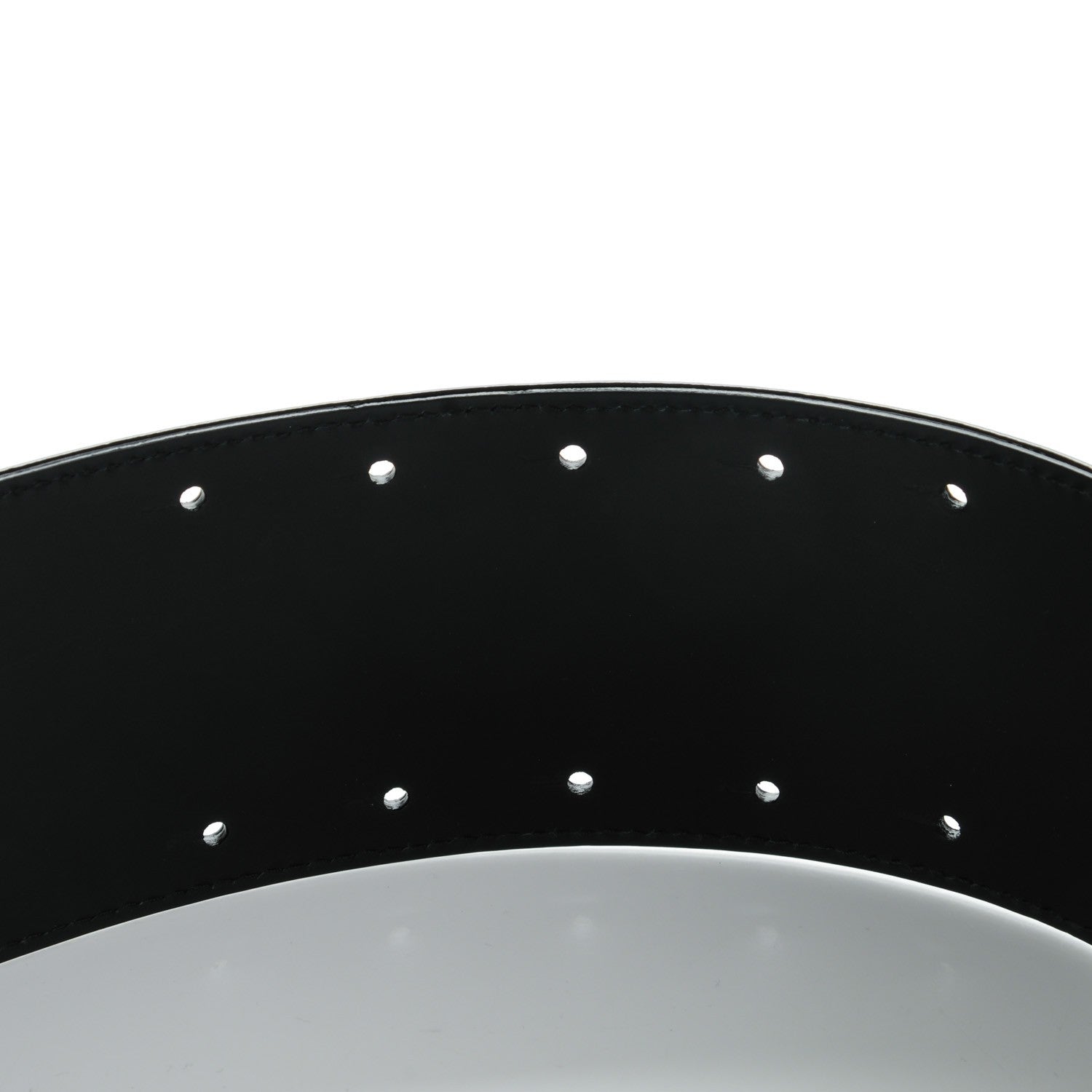 Chanel Patent CC Wide Belt 80 32 Black 5 of 6