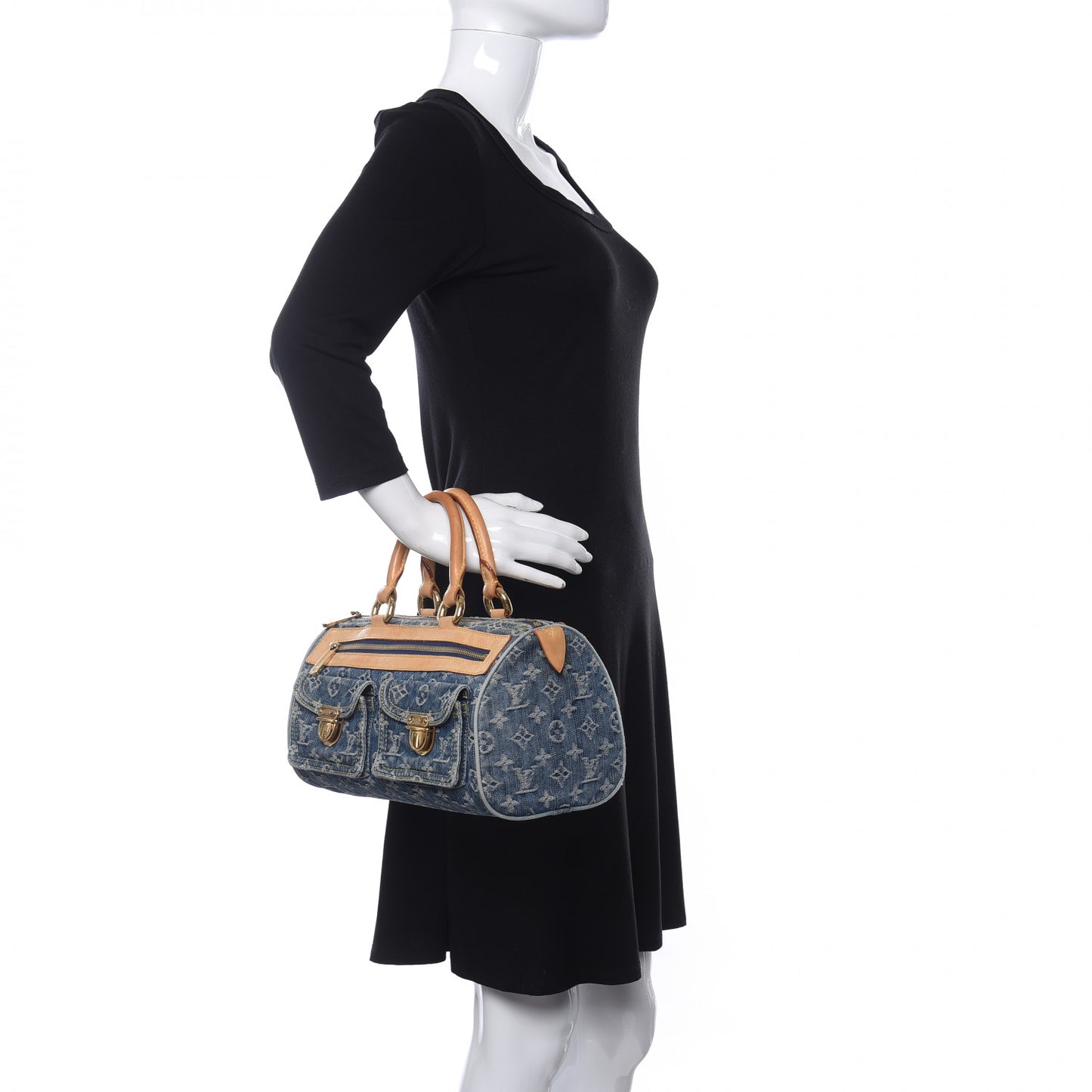 Monogram Denim Neo Speedy Blue