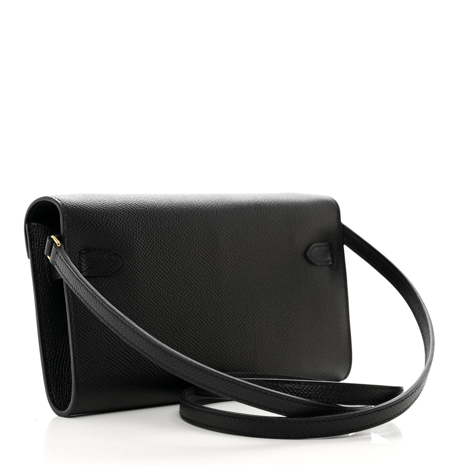 Hermes Epsom Kelly Wallet To Go Black 3 of 8