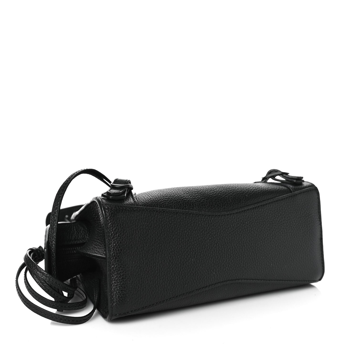 Grained Calfskin Neo Classic Black Hardware Mini City Black
