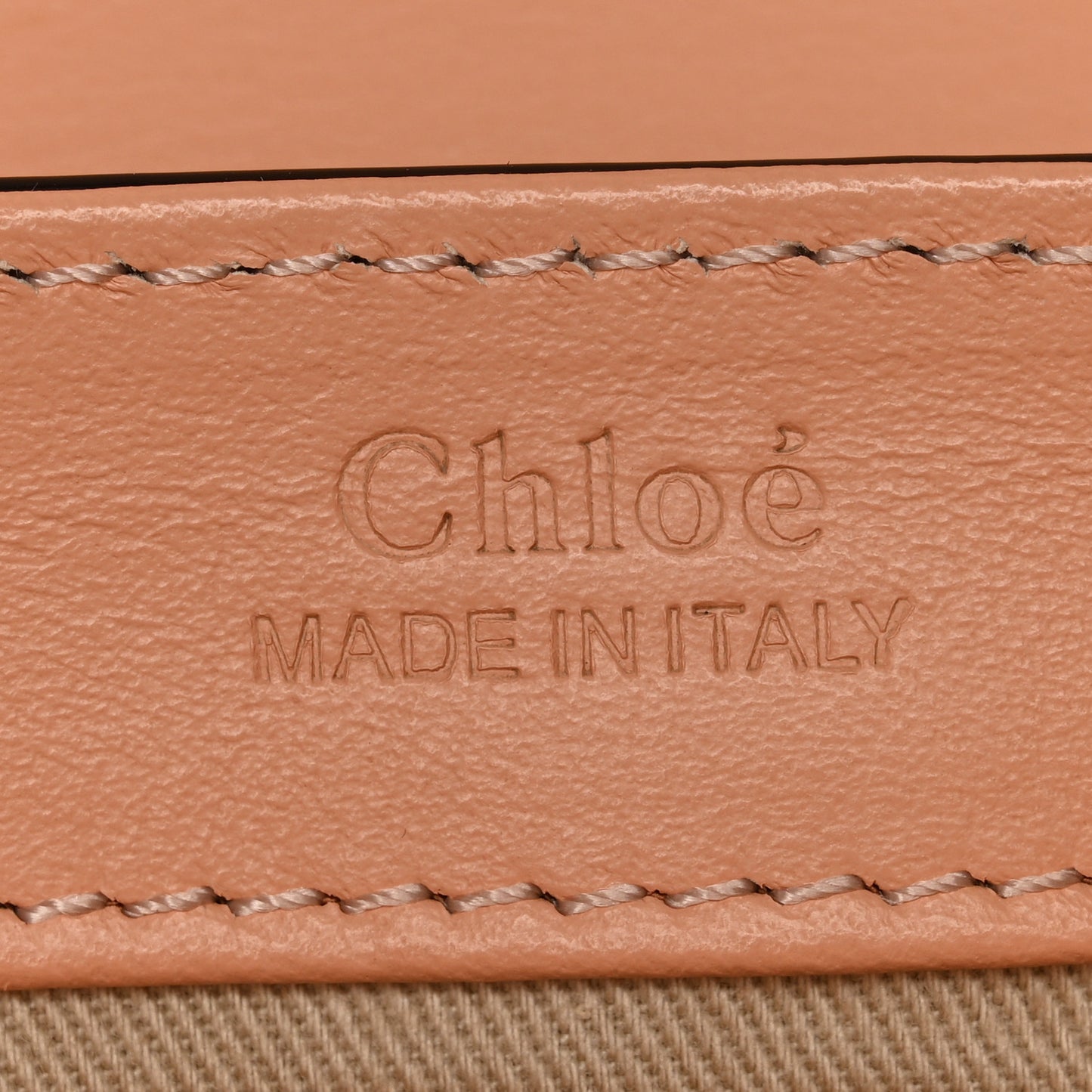 Calfskin Crocodile Embossed Mini C Double Carry Milky Orange