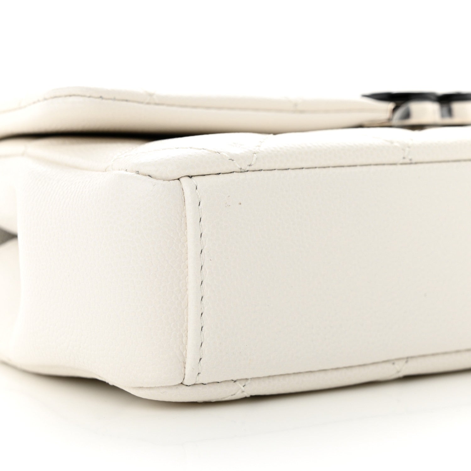Chanel Caviar Quilted My Everything Small Flap White Black 9 of 12